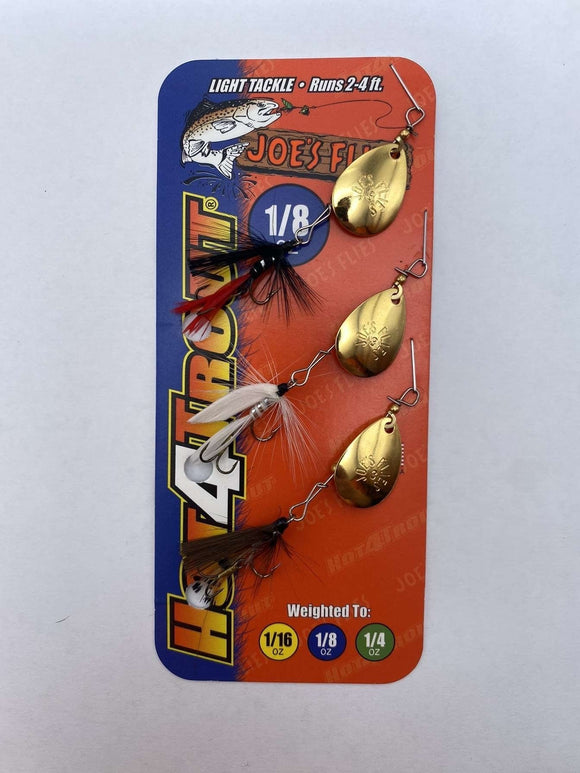 Joes 117-10 Short Striker Classic In-Line Spinner Fly, Sz 10, White Miller - FIS Joes 117-10 Short Striker Classic In-Line Spinner Fly, Sz 10, White Miller - FIS