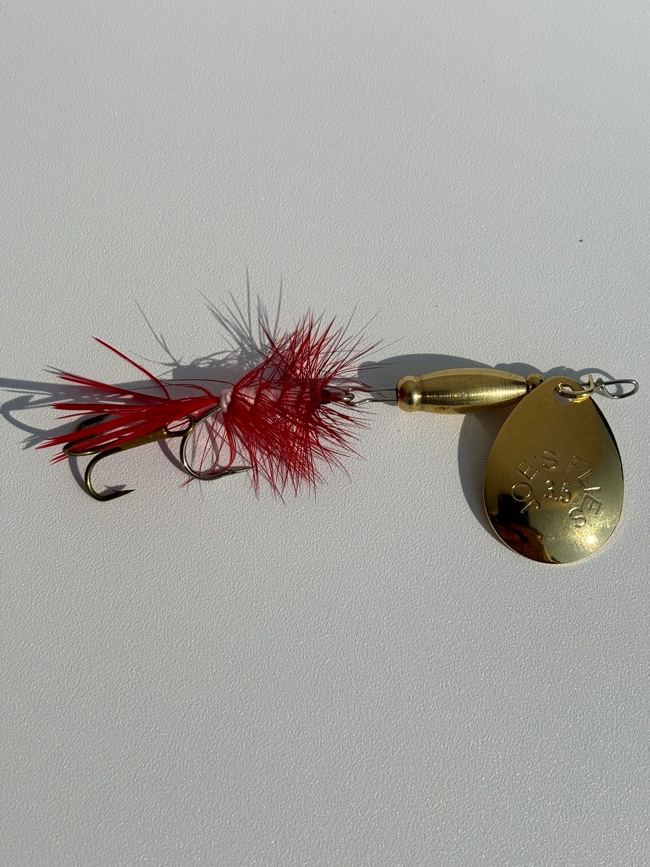 210 - Red Grub - 1/4oz. – Joe's Flies Inc