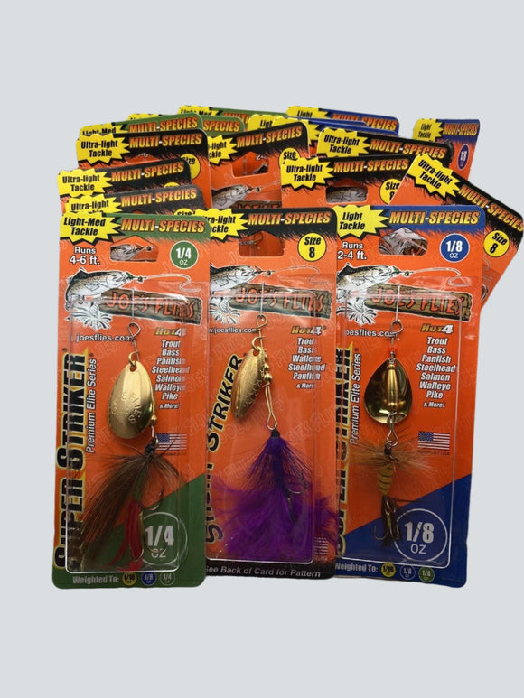 Hot4Trout Joe's Flies Premium Trout Inline Spinner Flies MultiPacks