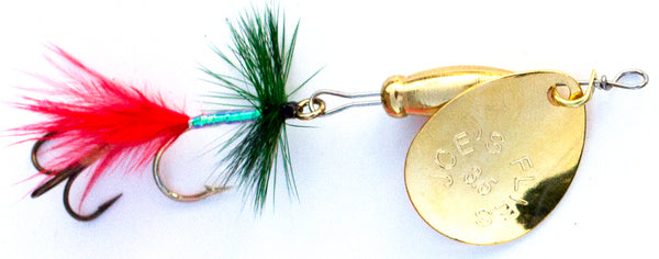 Bomgaars : South Bend Bend Minnow Spinner, 1/4 OZ, Silver Rainbow Trout :  Spinners