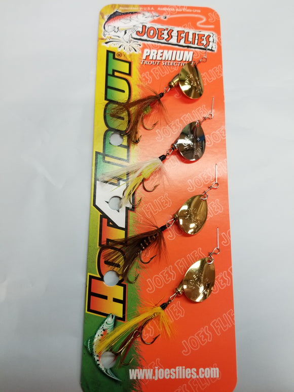 Hot4Trout Joe's Flies Premium Trout Inline Spinner Flies MultiPacks