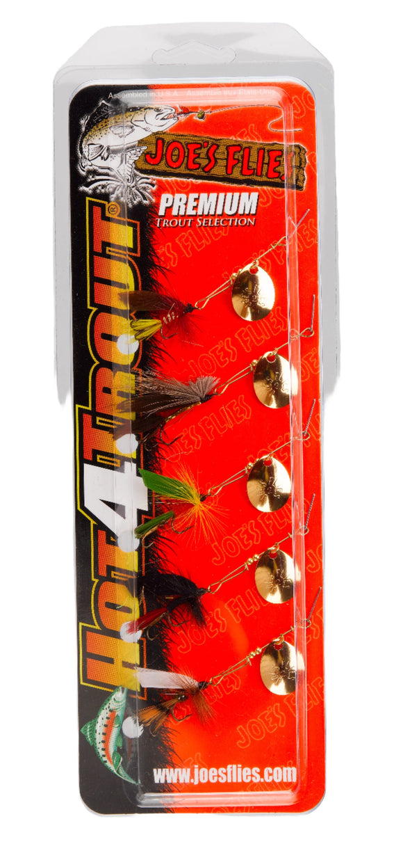 Hot4Trout Joe's Flies Premium Trout Inline Spinner Flies MultiPacks